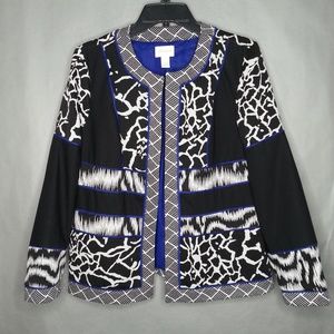 Chicos  Long Sleeve Jacket Womens Size 1